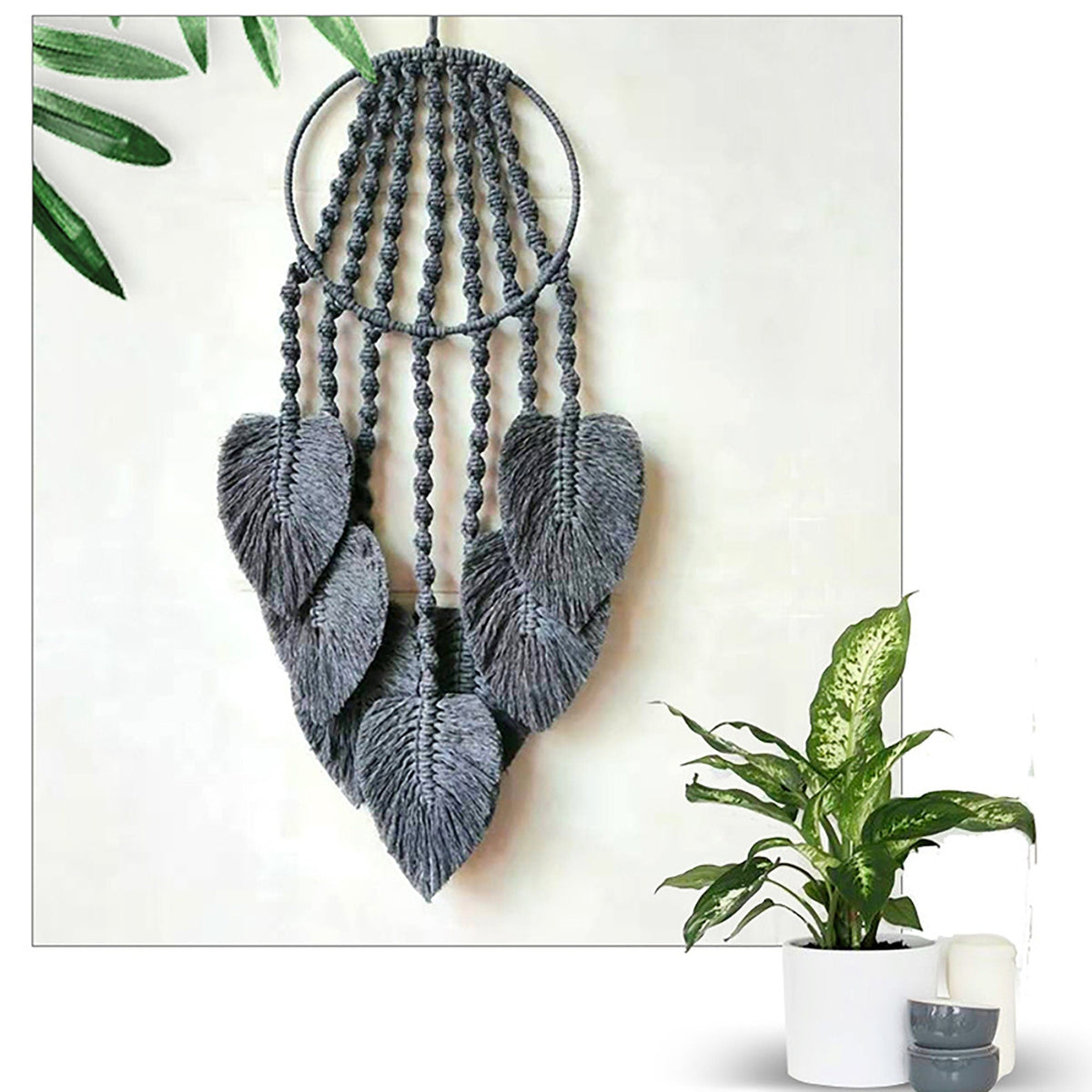 Boho Geweven Droomvanger Wandtapijt Ophangdecoratie