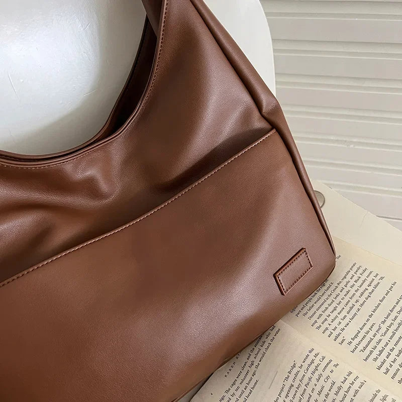 Vintage Hobo Schoudertas met Grote Capaciteit