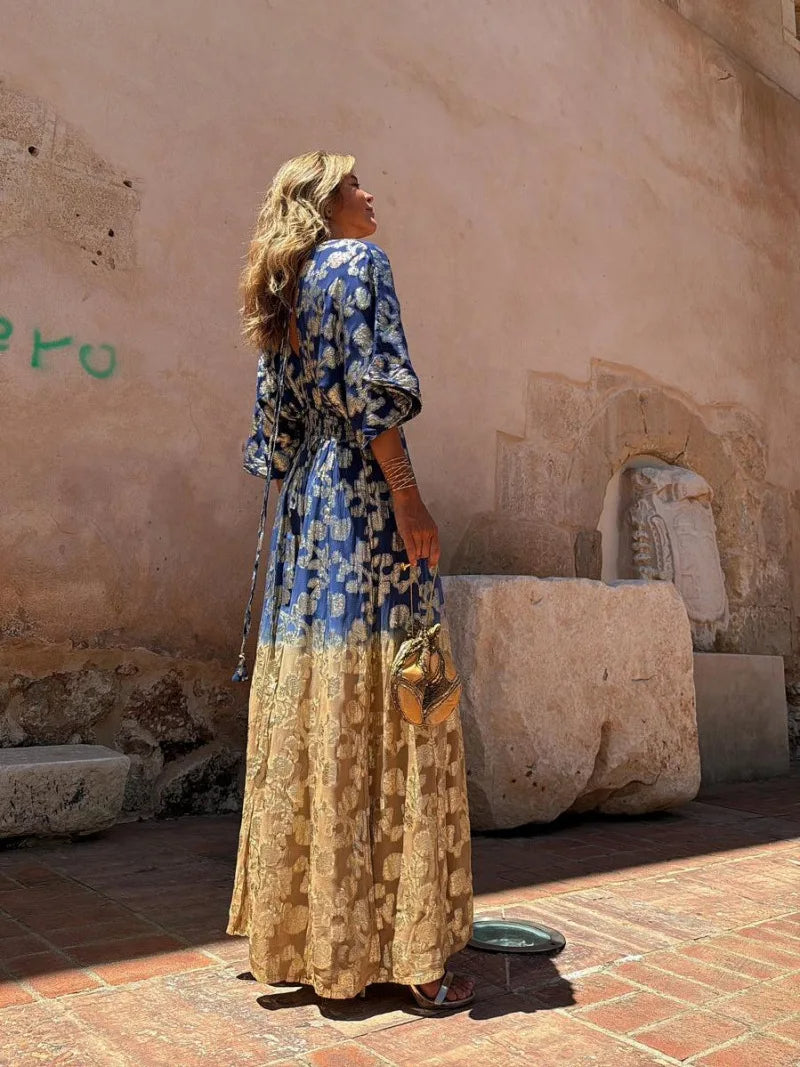 Kaïa – Boho Jumpsuit met V-hals voor Dames