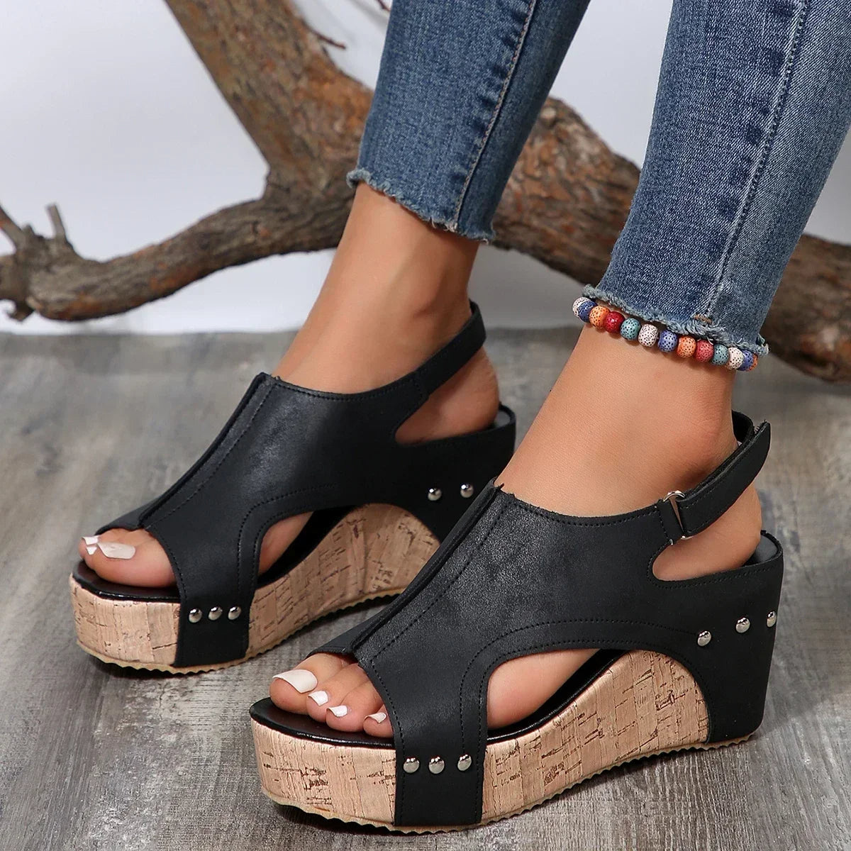 Sandalen met Sleehak