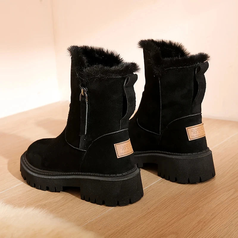 Warme dameslaarzen voor de winter