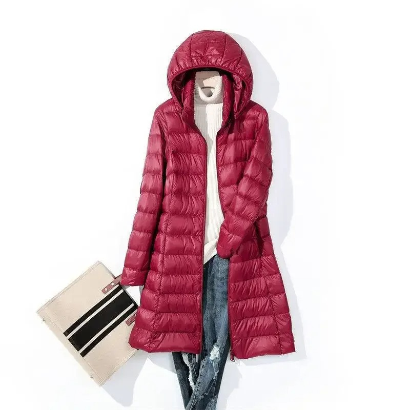 Chic Donsjas Met Capuchon lang Dames