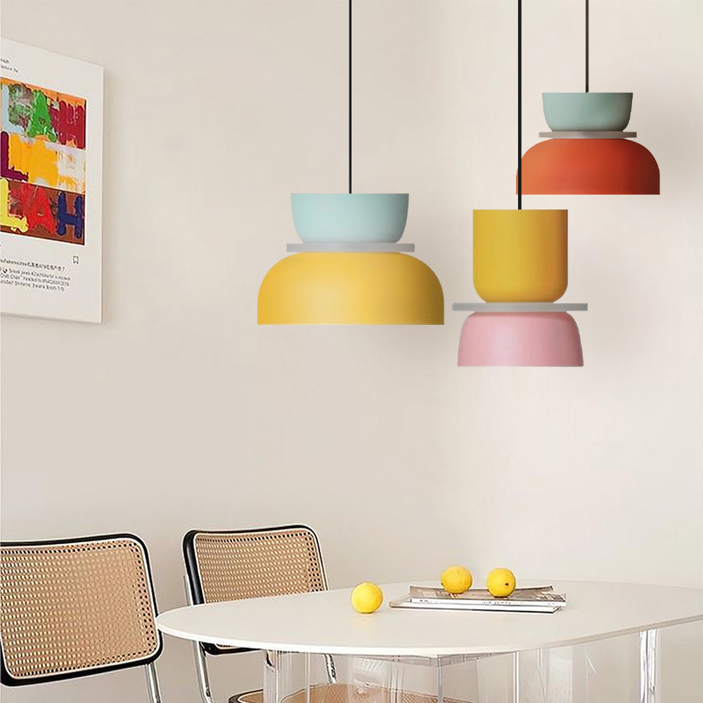 Lucie Nordic Color Block Hanglamp