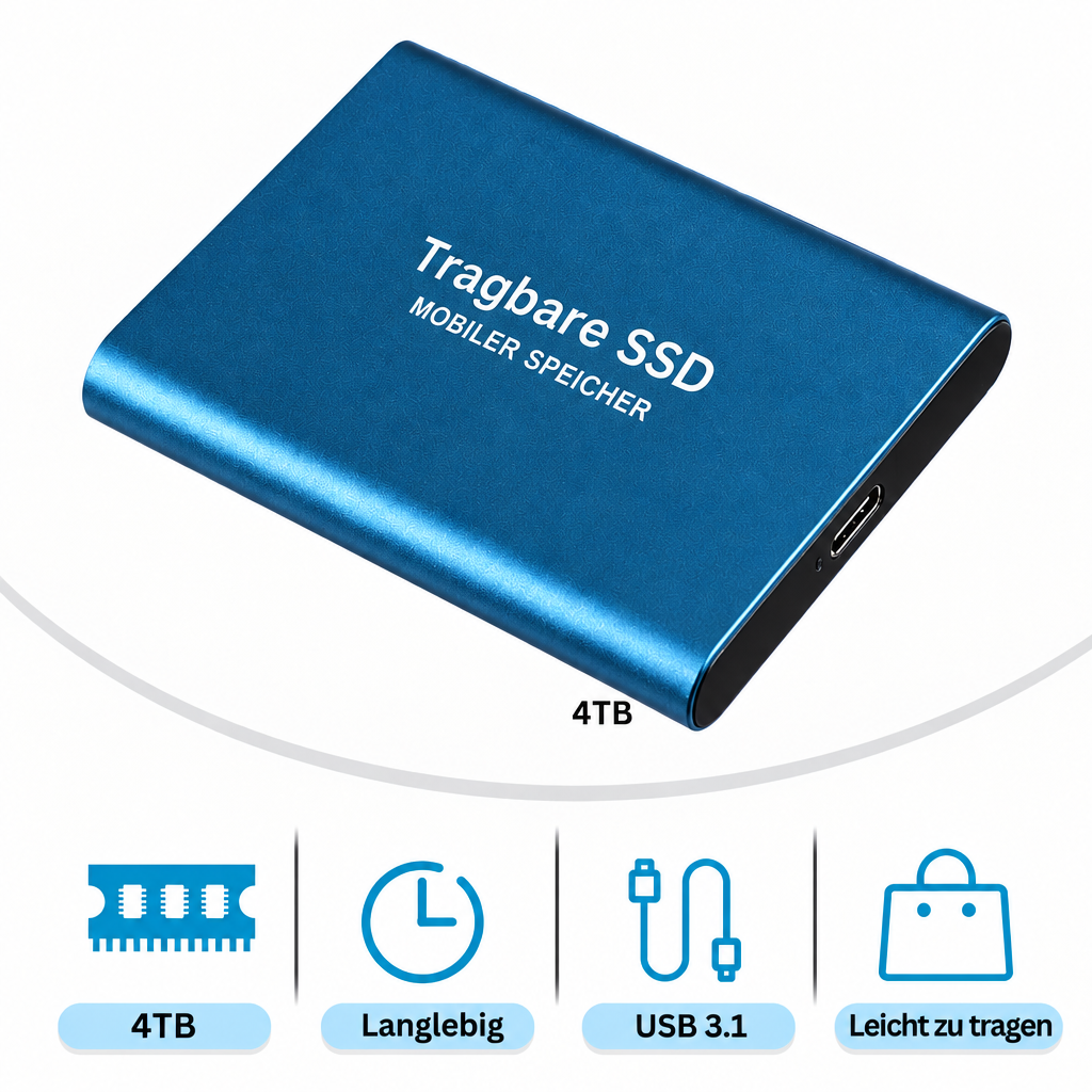Robuuste externe SSD van 30 TB – ultrasnelle, betrouwbare opslag