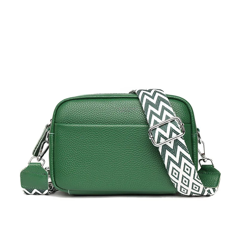 Leren Schoudertas van Echt Leer