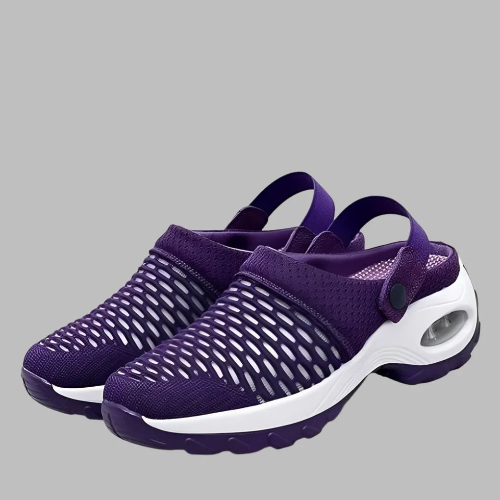 Lichtgewicht en ademende mesh-pantoffels voor dames
