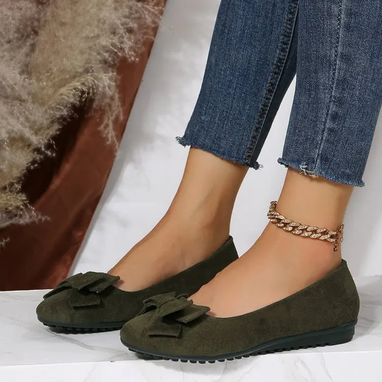 Dames Slip-On Platforms met Strikdetail