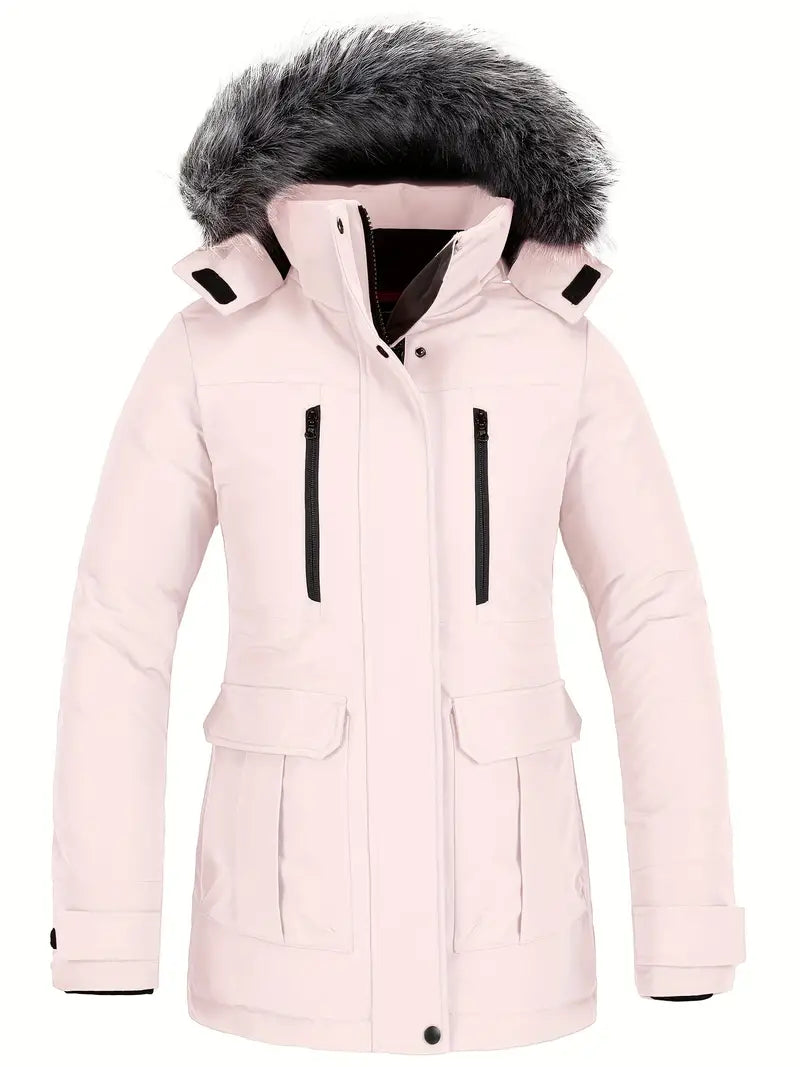 Warme Dames Winterjas Met Capuchon - Saar