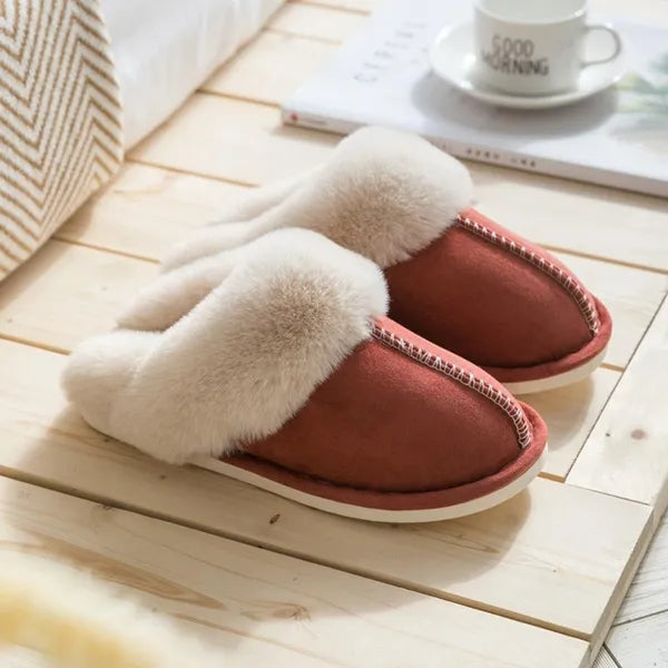 Comfortabele zachte Sloffen Met Bont