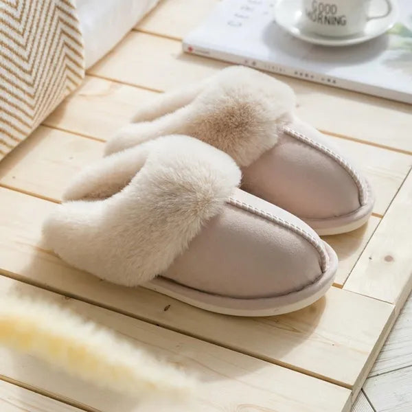 Comfortabele zachte Sloffen Met Bont