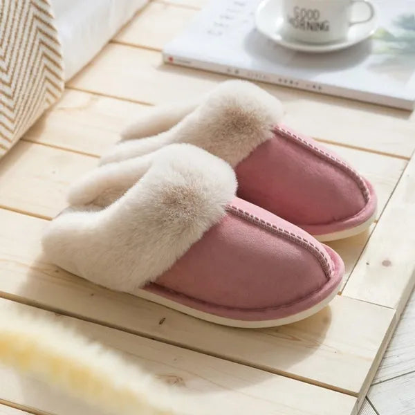 Comfortabele zachte Sloffen Met Bont