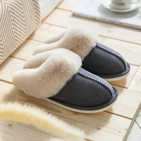 Comfortabele zachte Sloffen Met Bont