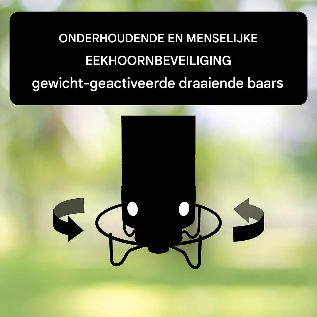 Slimme eekhoornbestendige voederbak