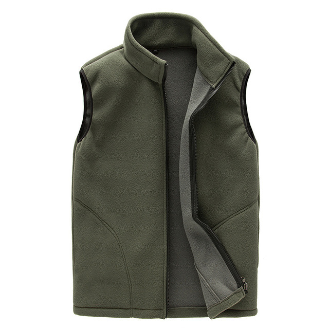 Warm Fleece Vest Bodywarmer Dames, Zachte Stof Met Ritssluiting & Kraag comfortabel winter tussenjas vest dames vrouwen