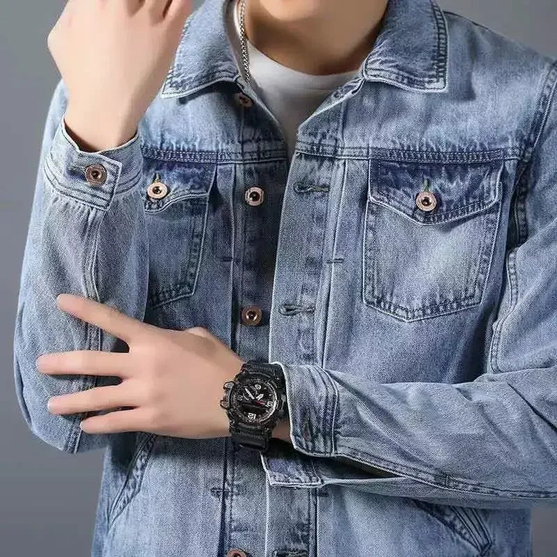 Hoymans UrbanDenim – Stijlvolle Heren Denim Jas