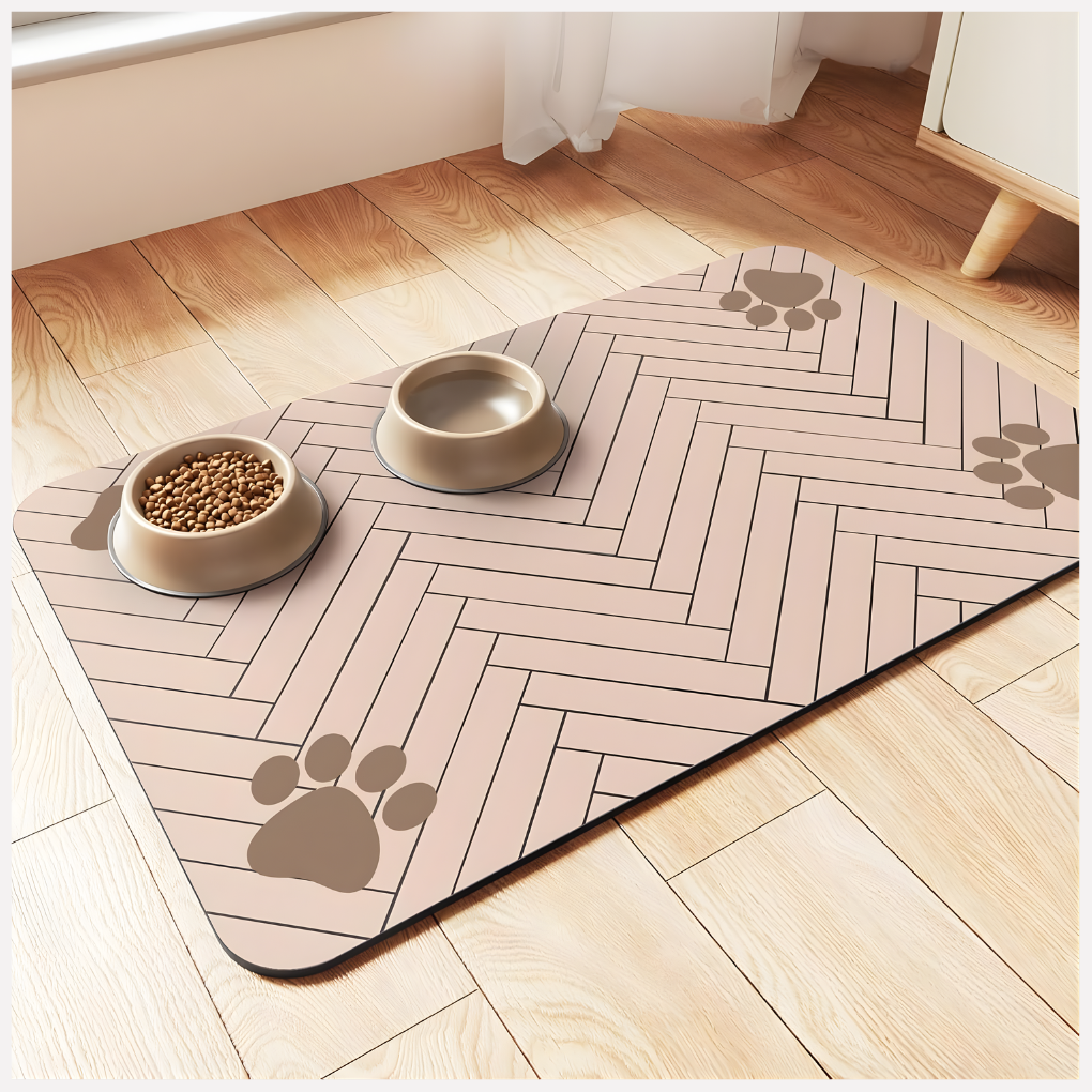 Huisdier Placemat – Absorberend voor Voer- en Waterbak