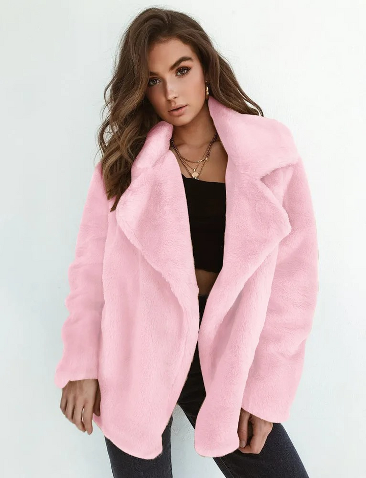 Luxe warme teddy Winterjas Voor Dames - Jaxy