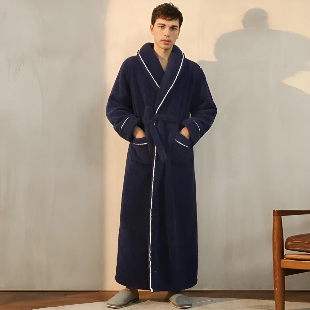 Luxe fleece badjas voor warmte en comfort