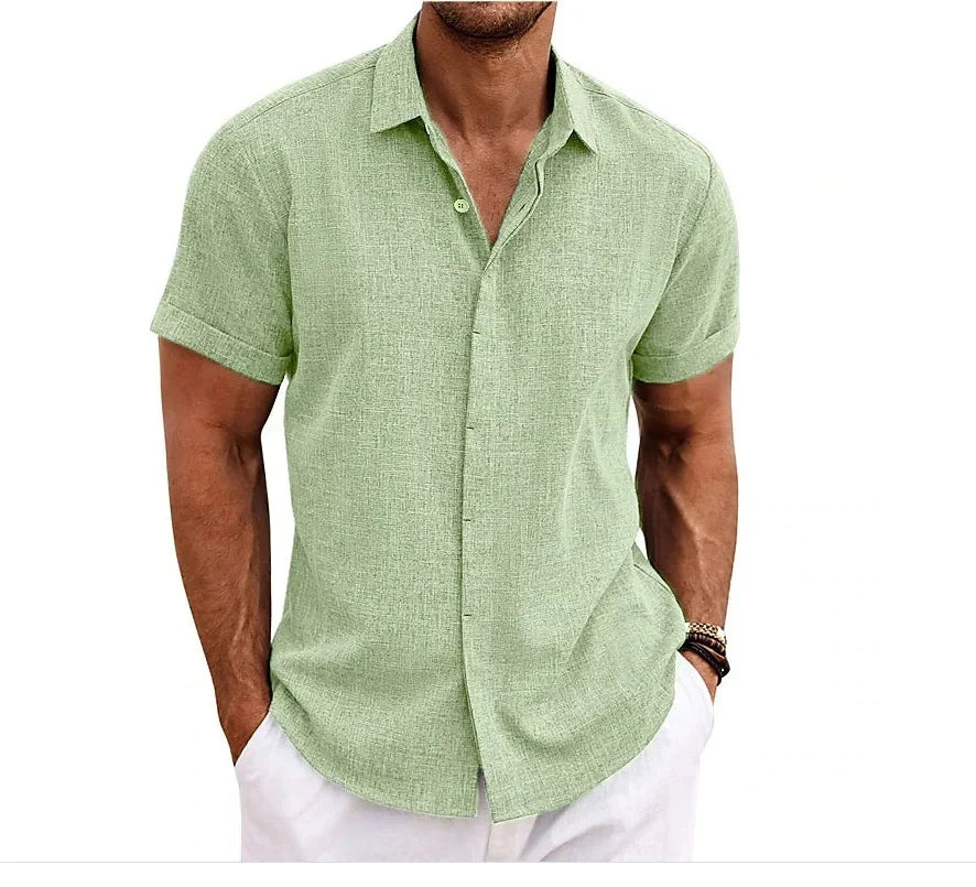 Elian – Linnen Herenshirt