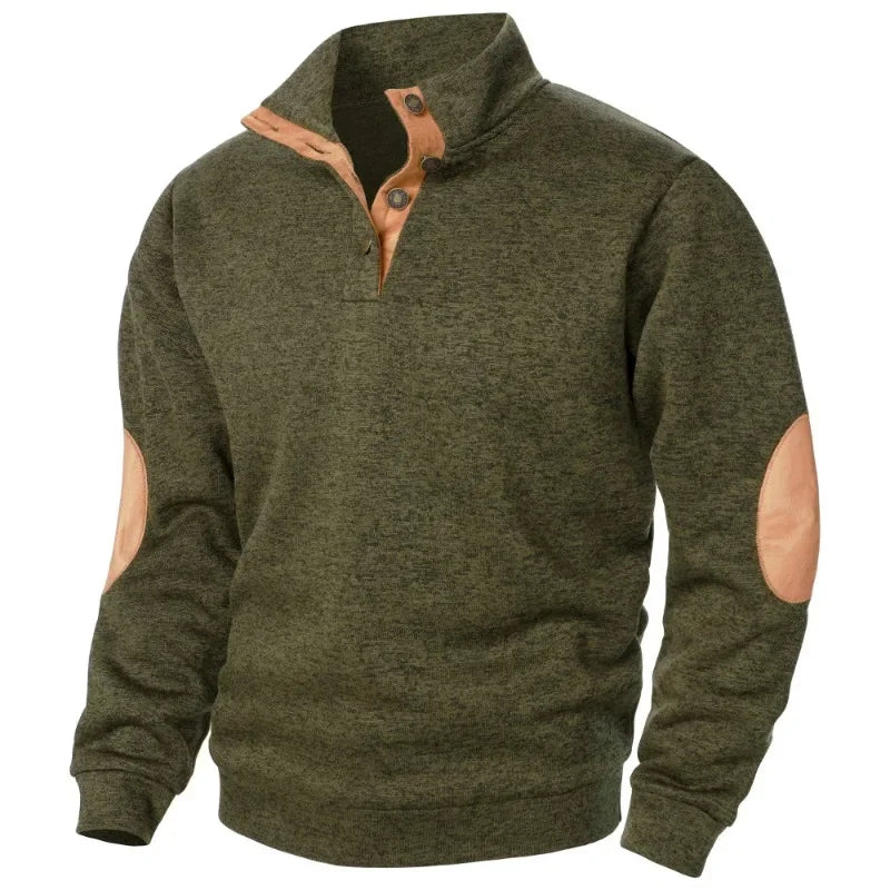 Licht sweatshirt met V-hals voor heren