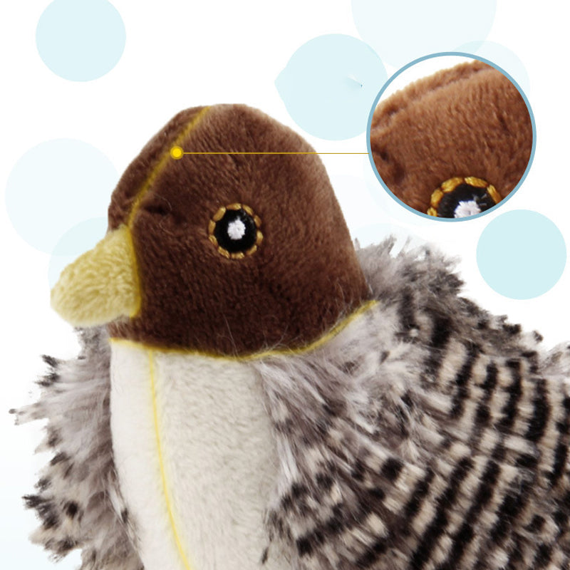 Decoratieve vogel met tjilpgeluid