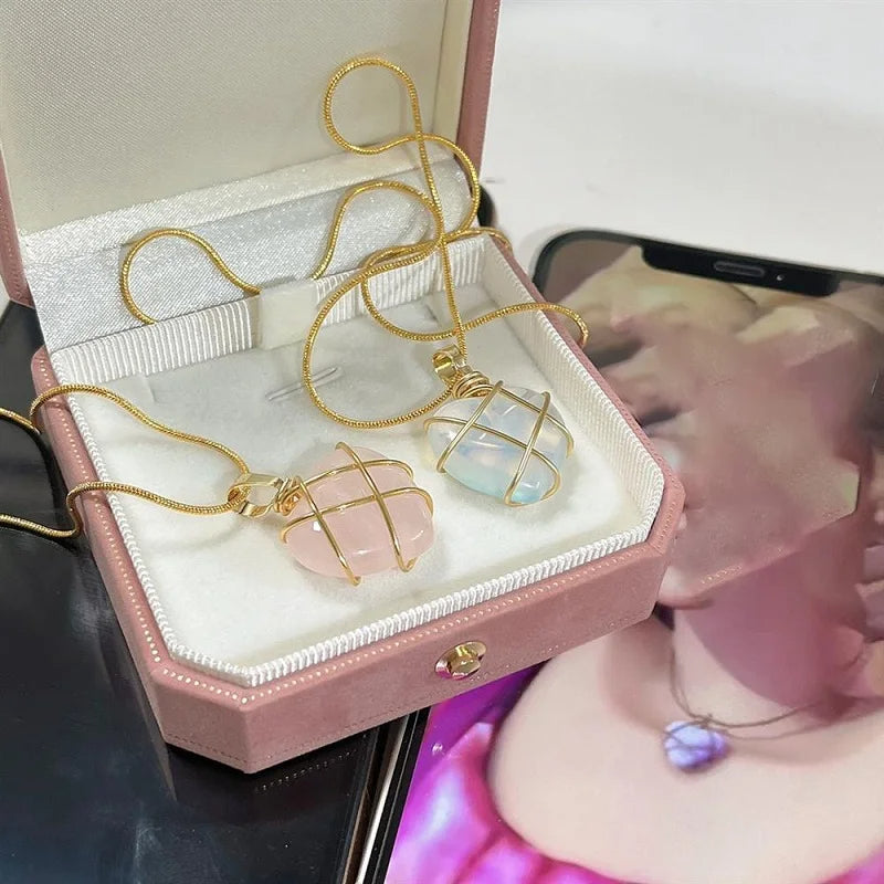 Romantische Hart Ketting (2 Stuks)