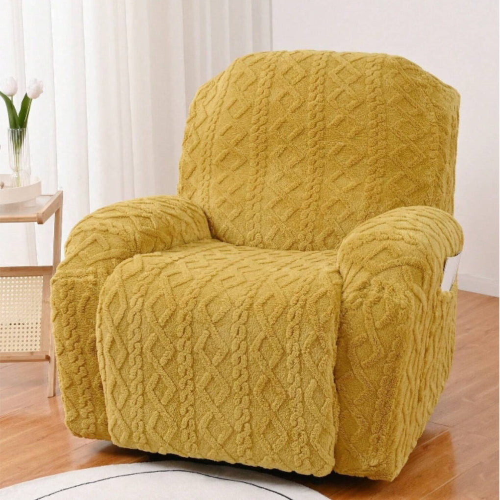 Zachte, antislip hoes voor relaxfauteuil, warm voor herfst en winter