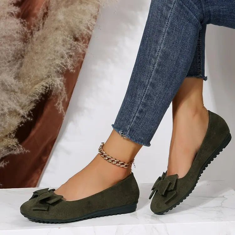 Dames Slip-On Platforms met Strikdetail