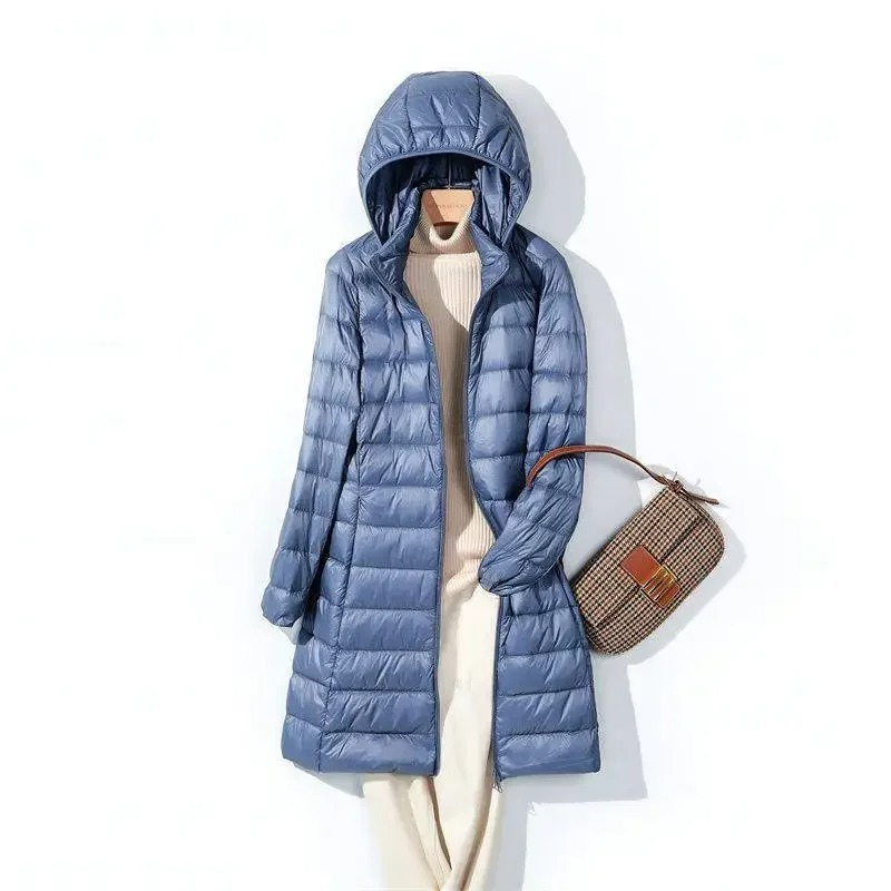 Chic Donsjas Met Capuchon lang Dames