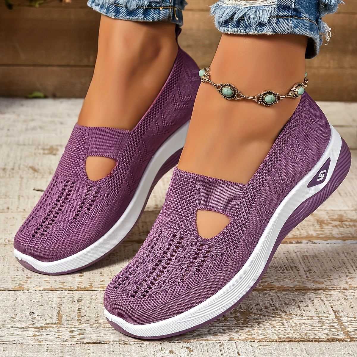 Ademend Slip-On Mesh Sneakers voor Vrouwen