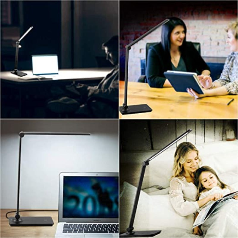 LED-bureaulamp met touchbediening en verstelbare arm