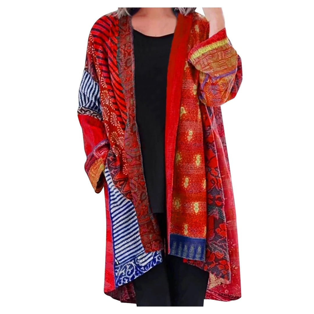 Sansa - lang vintage Dames Vest