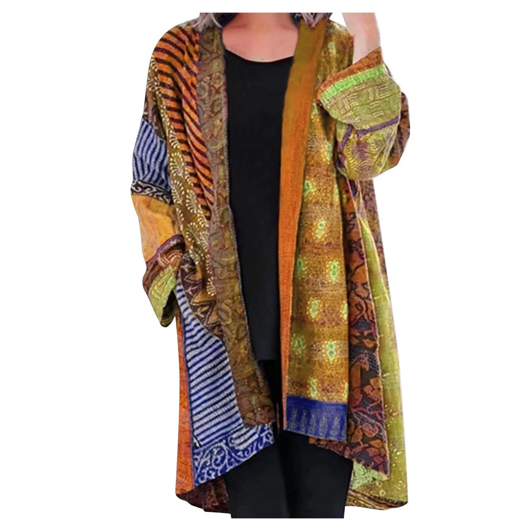 Sansa - lang vintage Dames Vest