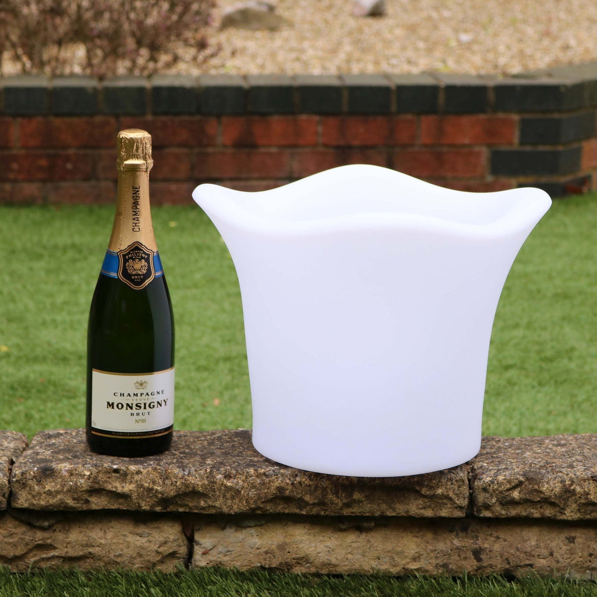 Luxe Kleurveranderende LED ijsemmer: luxe EN Draagbare Koeler Voor Drinken En Feestjes