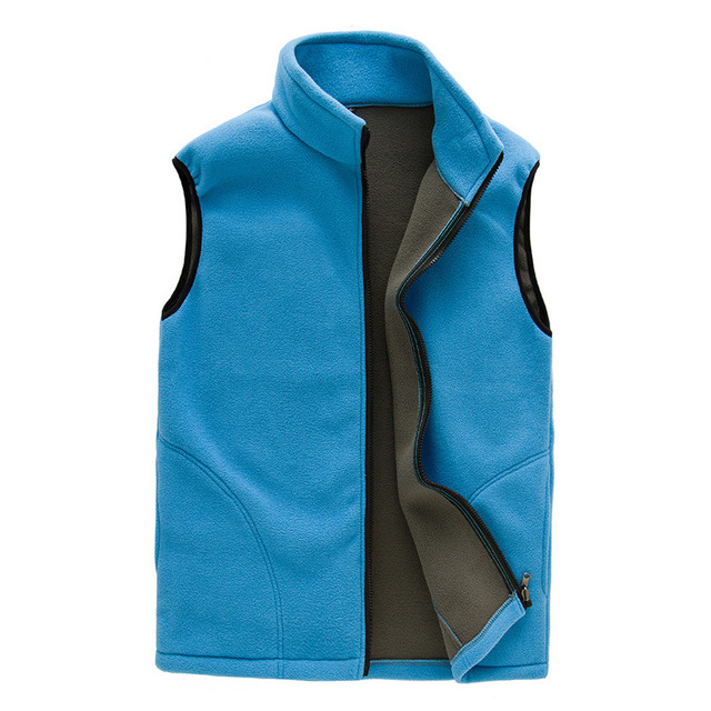 Warm Fleece Vest Bodywarmer Dames, Zachte Stof Met Ritssluiting & Kraag comfortabel winter tussenjas vest dames vrouwen