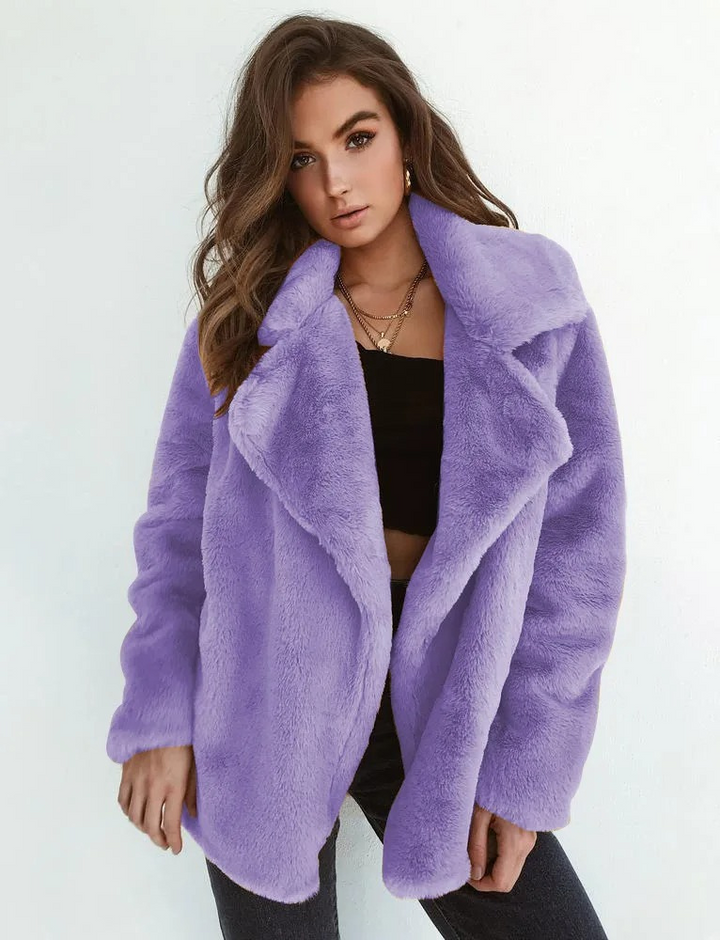 Luxe warme teddy Winterjas Voor Dames - Jaxy