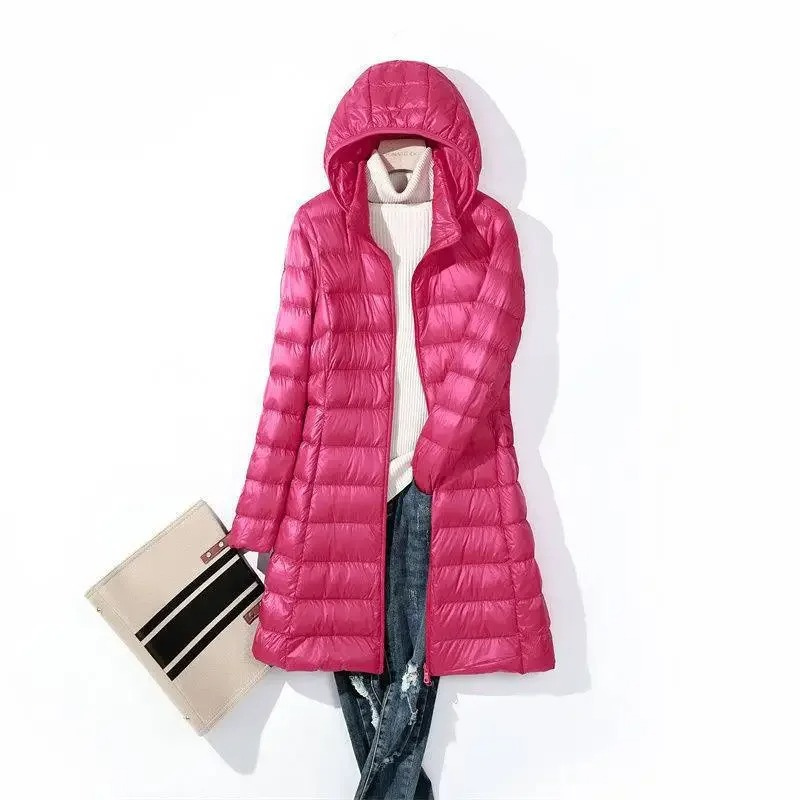 Chic Donsjas Met Capuchon lang Dames