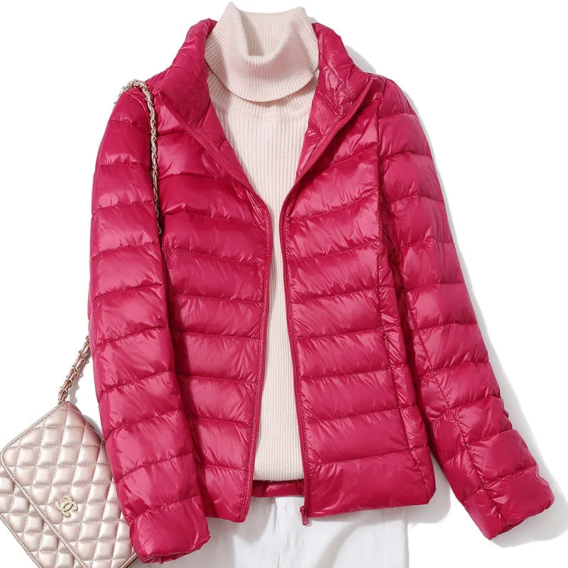 Dames Ultralichte Donsjacket met Slanke Pasvorm