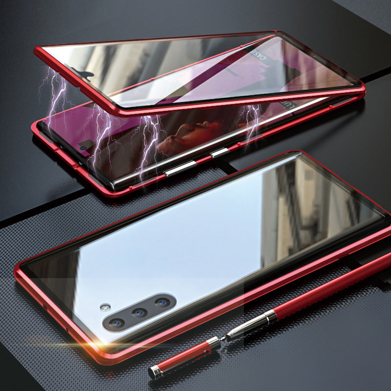 Telefoonhoes van gehard glas voor Samsung