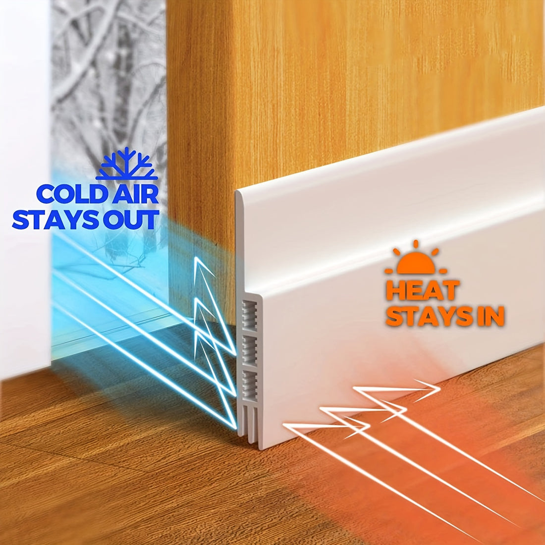 EasyFix Tochtstrip - 100cm x 5cm - Tochtstrip voor deuren