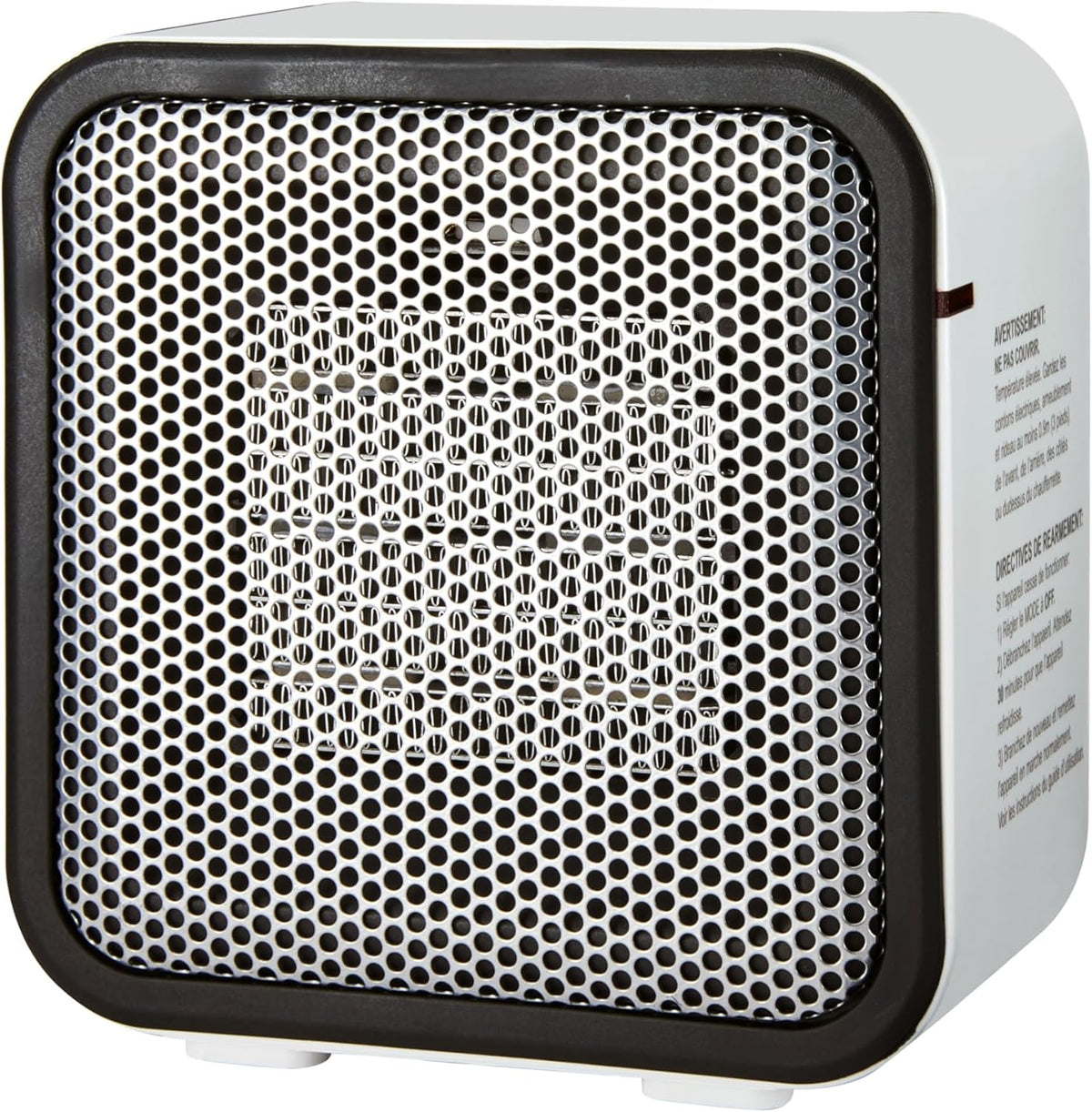Compacte keramische kachel 500 W met omvalbeveiliging