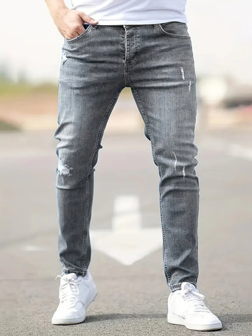 Trendy Slim Fit Denim Jeans Voor Mannen - Charley