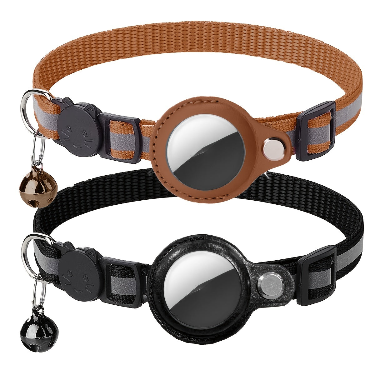 Reflecterende Kattenhalsband – Veiligheidssluiting en Belletje voor Extra Zichtbaarheid