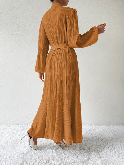 Stijlvolle Boho Maxi Jurk Met lange Mouwen