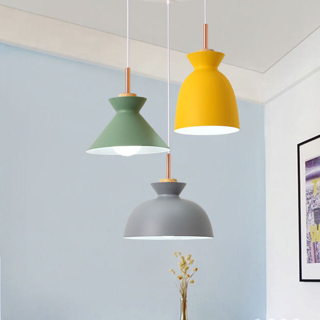 jouwwinkelLite Scandinavische Hanglamp | Design in Metaal | 1-Lichts | Moderne Kleuropties