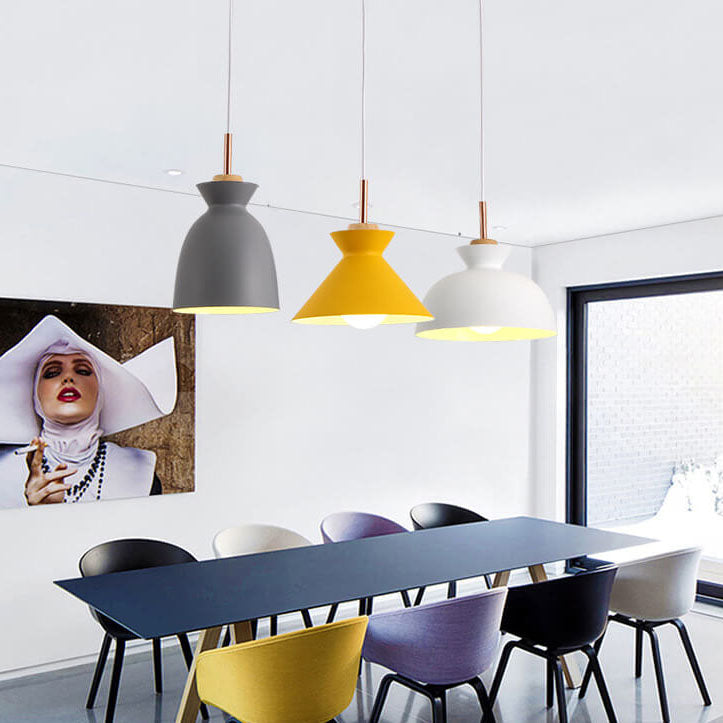 jouwwinkelLite Scandinavische Hanglamp | Design in Metaal | 1-Lichts | Moderne Kleuropties