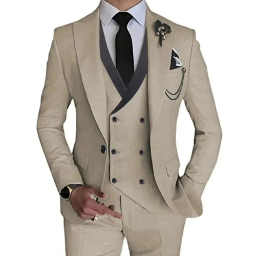 Stijlvol 3-delig Slim Fit Pak Heren