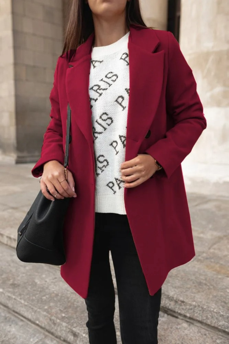 ORLANDO - Chique Korte Trenchcoat Dames elegant chique damesjas najaarsjas knopen