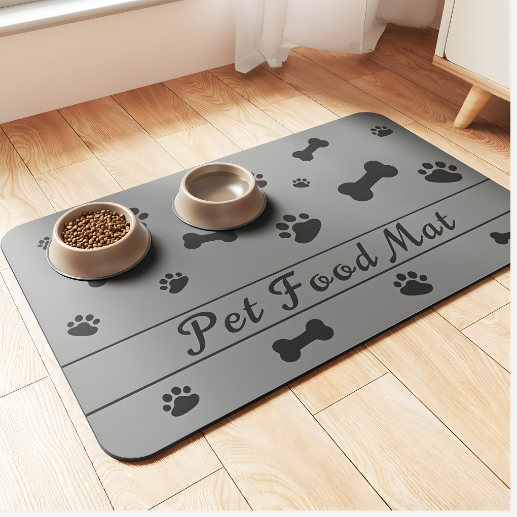 Huisdier Placemat – Absorberend voor Voer- en Waterbak
