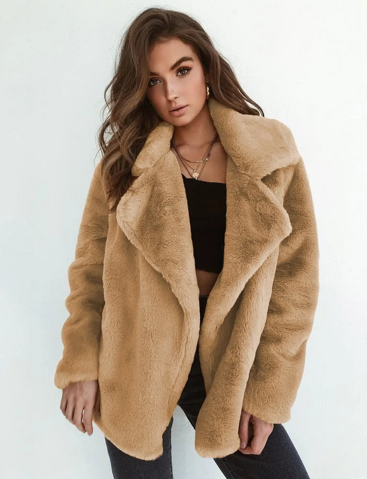 Luxe warme teddy Winterjas Voor Dames - Jaxy